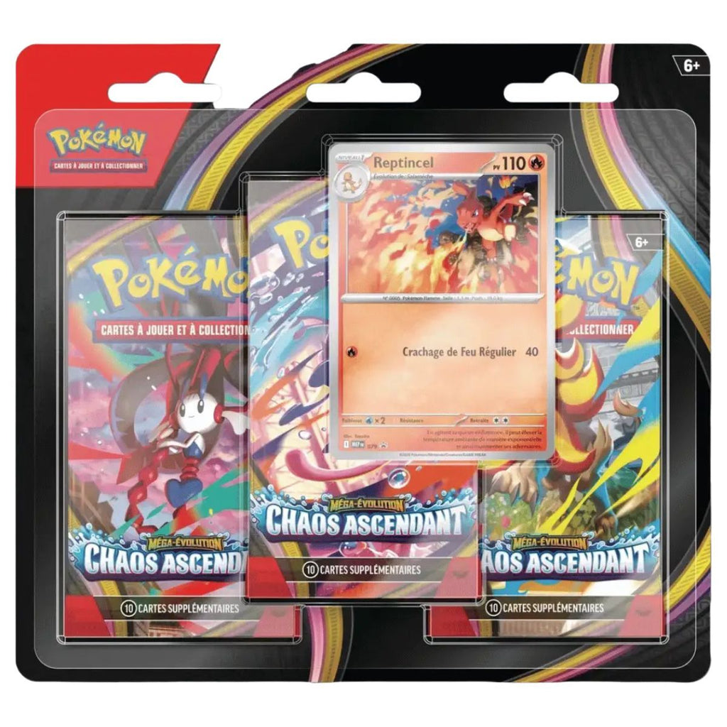 Tripack Reptincel Chaos Ascendant Pokémon FR