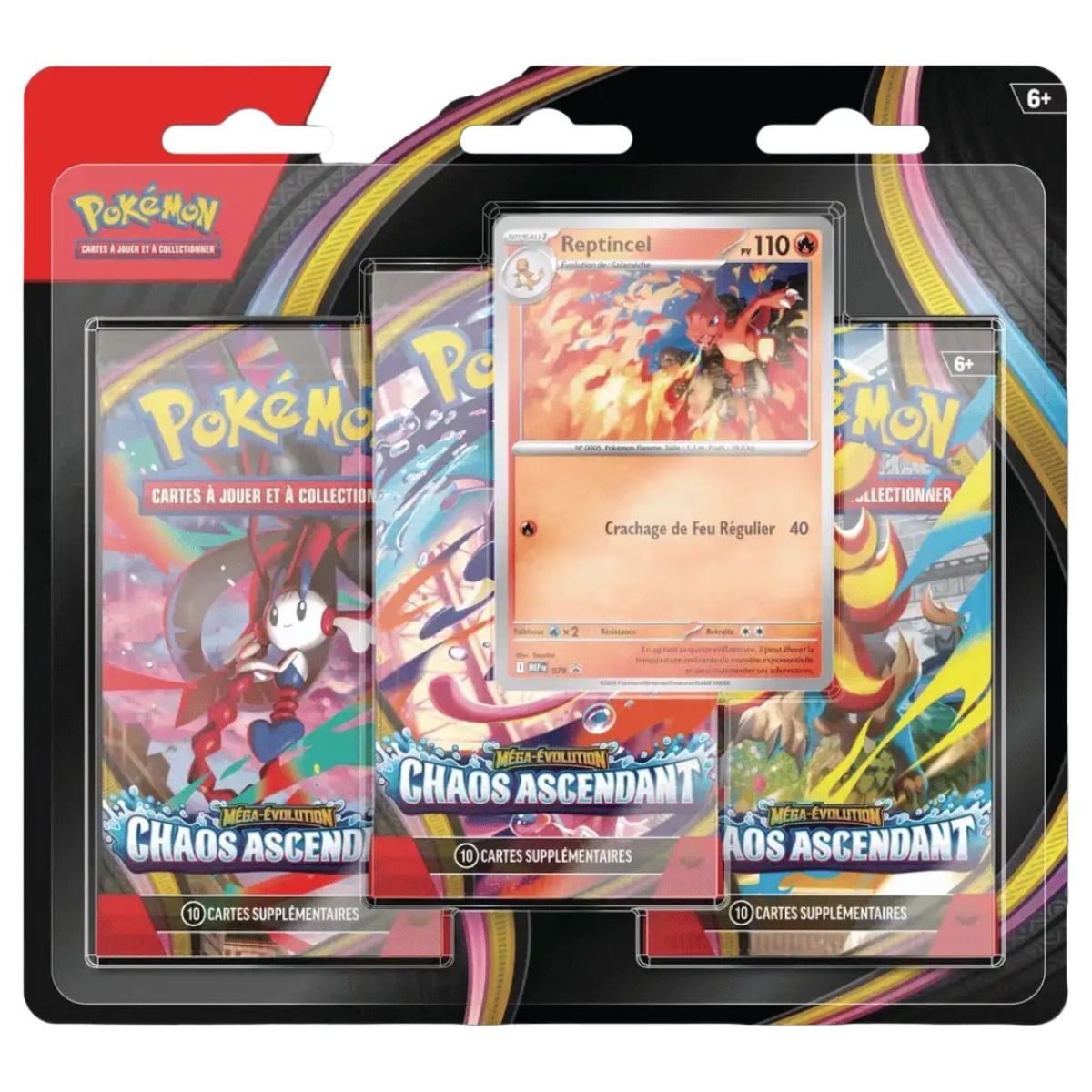 Tripack Reptincel Chaos Ascendant Pokémon FR